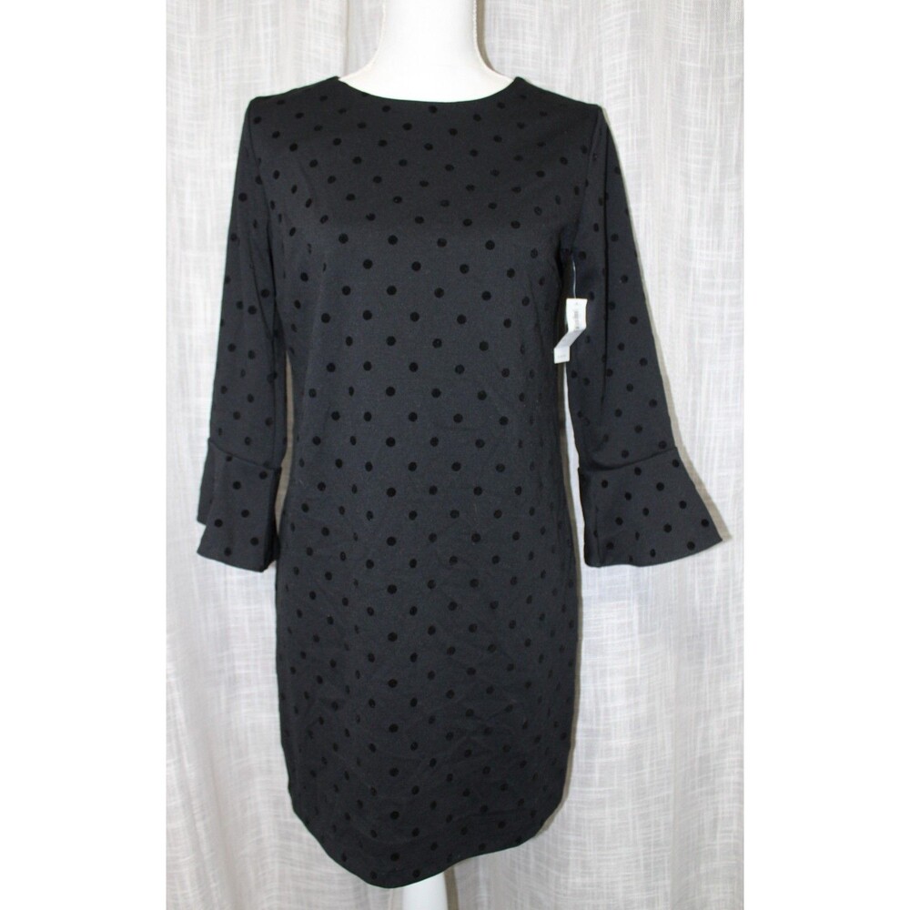 Old Navy LBD WhimseyGoth/Dark Academia midi dress  w/bell sleeves S